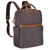 szary, miejski plecak damski z nylonu - peterson