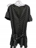 Tussah sukienka damska w groszki r.38