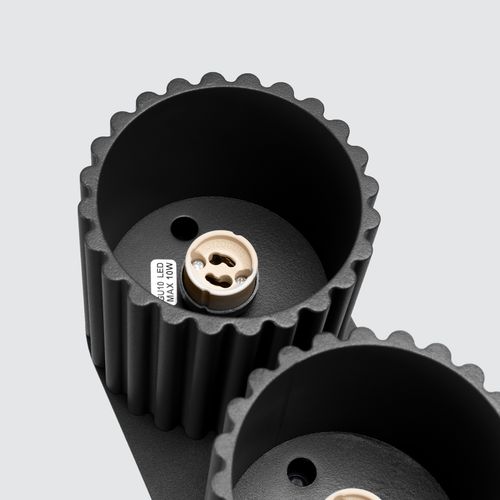 Plafon AURA 2 czarny GU10 na Arena.pl