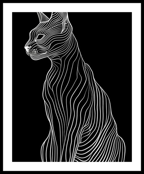 Plakat 40x50cm Minimalny Kontur zdjęcie 3