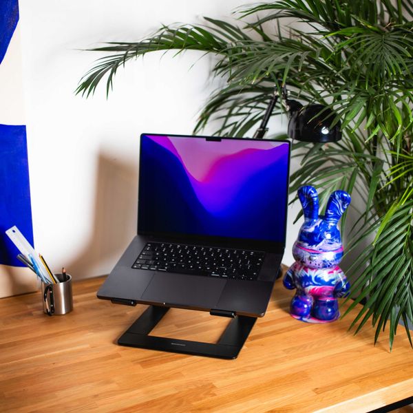 Spacecase Laptop Aluminium Stand Black zdjęcie 5