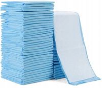 PODKŁADY CHŁONNE HIGIENICZNE MATY JEDNORAZOWE DO PRZEWIJANIA 60x60 100 SZT