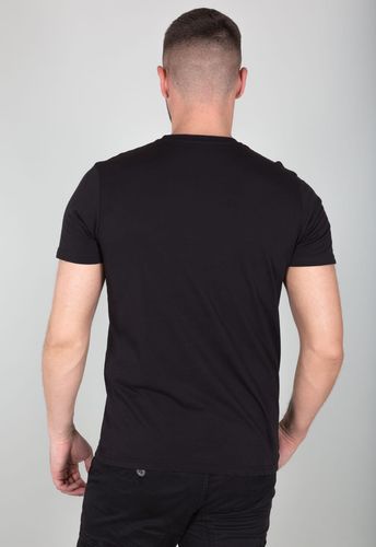 Alpha Industries Basic T-shirt (100501) black/ blue XL na Arena.pl