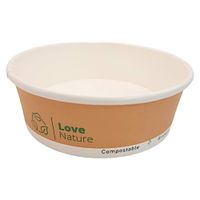 miska papierowa 500ml plastic free kraft 50 szt ^