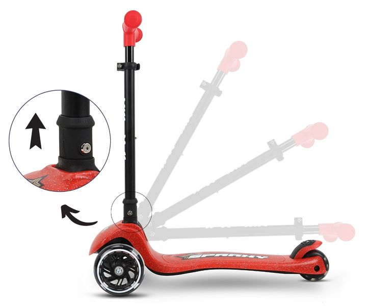 ND18_6252 Milly Mally Scooter Sparky Red zdjęcie 10
