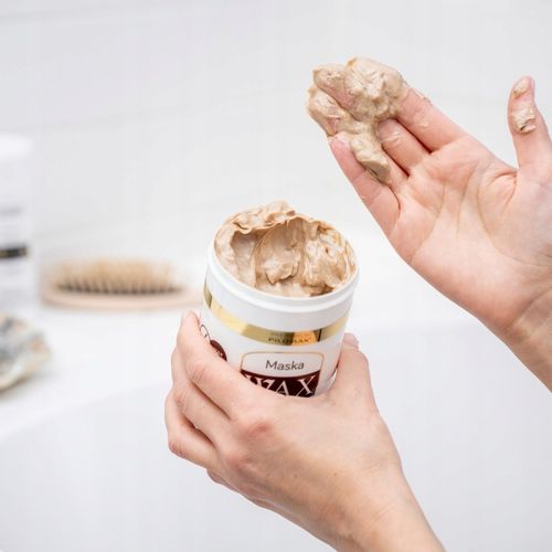 Maska do włosów farbowanych ciemnych i na skórę głowy, Wax Arabica 480ml na Arena.pl