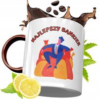 Kubek Bordowy Dla Bankiera Na Urodziny Prezent Z Nadrukiem Ze Zdjęciem