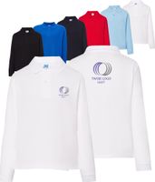 Koszulka polo dziecięca długi rękaw TWÓJ HAFT LOGO firmowa reklamowa