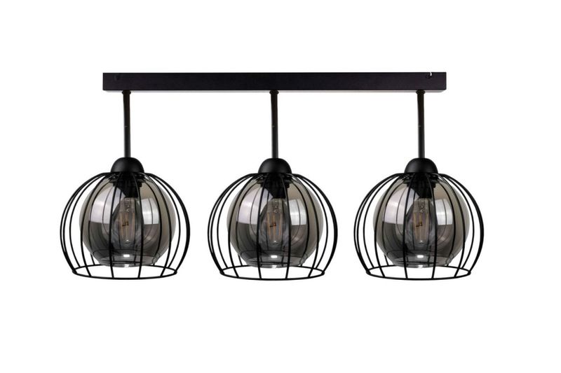 Lampa sufitowa 3xE27 SOLO BLACK zdjęcie 1