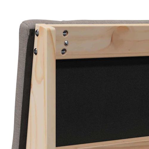 Tapicerowane wezgłowie Ciemnoszary 75 cm Lite drewno sosnowe na Arena.pl