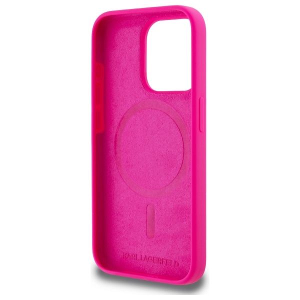 Etui Karl Lagerfeld do iPhone 15 Pro Max, Różowy, MagSafe zdjęcie 7