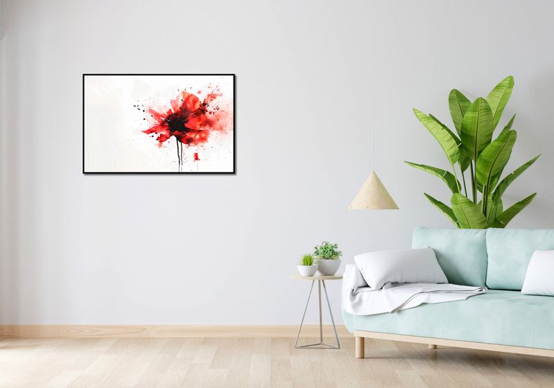 Plakat 91,5x60cm Płynna Akwarela zdjęcie 4