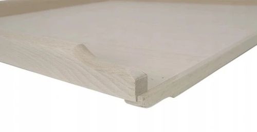 STOLNICA DREWNIANA DUŻA SOLIDNA BUKOWA 70x50 cm na Arena.pl