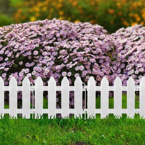 Płotek ogrodowy biały 20x15 cm 10 szt. na Arena.pl