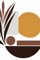 Plakat 61x91,5cm Stylizacja Roślin