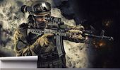 Fototapeta WOJSKOWA ŻOŁNIERZ KARABIN 390x280