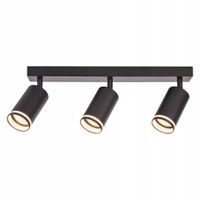 2X Oprawa Pipe Ring Spot Czarny 3xGU10