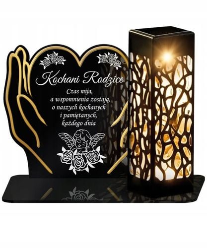 Znicz Solarny XL Premium LED Na Wszystkich Świętych Na Grób Dla Taty na Arena.pl