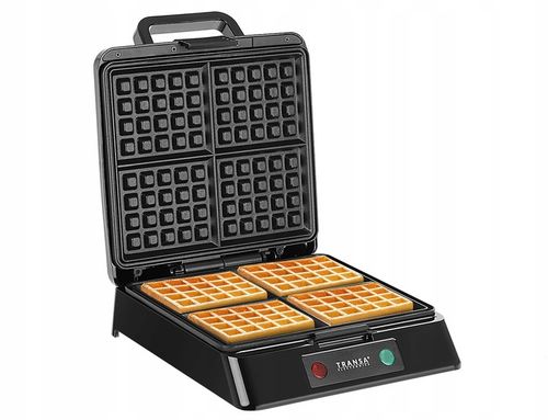 GOFROWNICA na 4 chrupiące GOFRY SZYBKIE NAGRZEWANIE MOCNA 1500W na Arena.pl