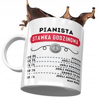 Dla Pianisty Kubek Na Urodziny Imieniny Na Prezent Z Nadrukiem Ze Zdjęciem