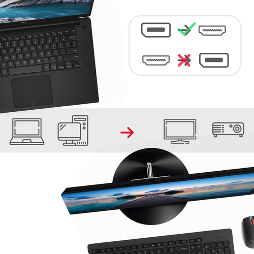 Unitek Y-6332 adapter DisplayPort-HDMI 4K na Arena.pl