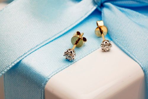 Złote kolczyki KXD1931 - Diament na Arena.pl