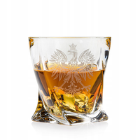 Szklanka do whisky Szkło-Krosno Bohemia Quadro 340ml 1szt. "Polska ORZEŁ"