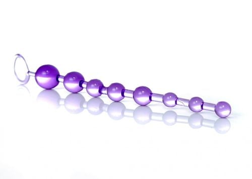 plug/kulki jelly anal 10 beads purple na Arena.pl