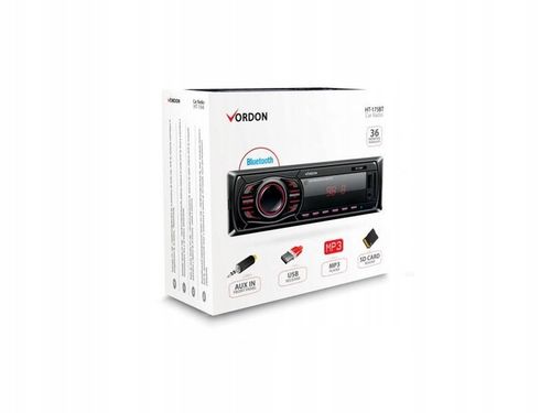 Vordon HT-175U London radio samochodowe 1DIN Bluetooth MP3 AUX + pilot na Arena.pl