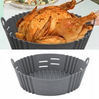 SILIKONOWA FORMA KOSZYK DO AIRFRYER FRYTKOWNICY BEZTŁUSZCZOWEJ POWIETRZNEJ