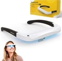 Okulary światło dzienne 12000 lux LED symulacja dnia przenośne