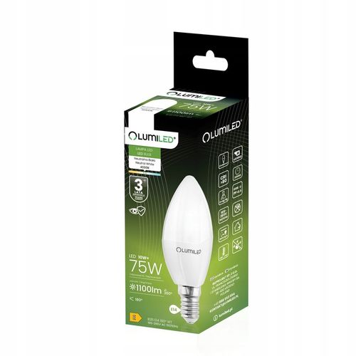 6x Żarówka LED E14 Świeczka 10W = 100W 4000K Neutralna LUMILED NIE na Arena.pl