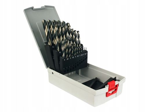 ZESTAW 25 wierteł do stali, metalu, tworzyw i drewna BOSCH HSS na Arena.pl