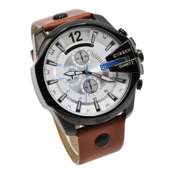 ZEGAREK MĘSKI Curren ELEGANCKI Datownik WR50 W2 zdjęcie 1