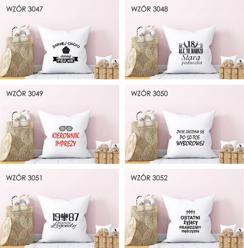 Poduszka z nadrukiem PREZENT NARODZINY LEGENDY na Arena.pl