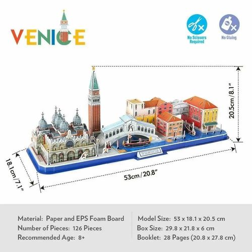 Puzzle 3D City Line Wenecja  2699 na Arena.pl