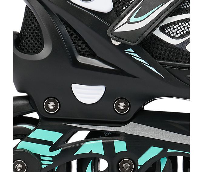 Rolki Regulowane RAVEN Advance Black/Mint 35-39 zdjęcie 3