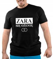 KOSZULKA MĘSKA T-SHIRT TSHIRT WIECZÓR KAWALERSKI PANA MŁODEGO PAN MŁODY 709