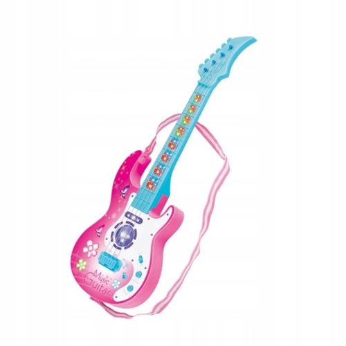 GITARA ROCKOWA DLA DZIECI ŚWIECI GRA INSTRUMENT DŹWIĘK na Arena.pl