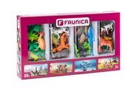 FIGURKI ZWIERZĄTKA MEGA ZESTAW 60EL. FAUNICA DINOZAUR SAFARI OCEAN FARMA