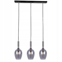 2X Lampa wisząca LUGANO SMOKED 3xE14
