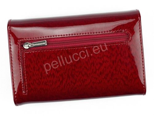 Portfel damski skórzany PELLUCCI PT-112 Czerwony na Arena.pl