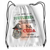 Plecak Dla Youtubera Sportowy Szkolny Worek Torba Z Nadrukiem Ze Zdjęciem