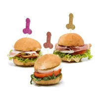 little genie glitterati - zestaw dekoracyjnych topperow do babeczek, mix