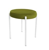 TABORET DIOR STOŁEK LOFT metal podstawa biała BL75