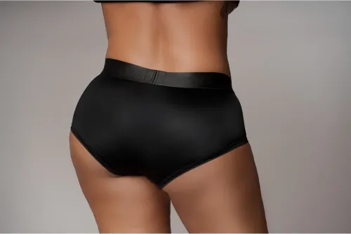 ouch! vibrating strap-on briefs xl/xxl - system o-ring, 10 trybow na Arena.pl