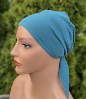 Chustka damska Aga 005 z muślinu turban wiosenny także po chemioterapii