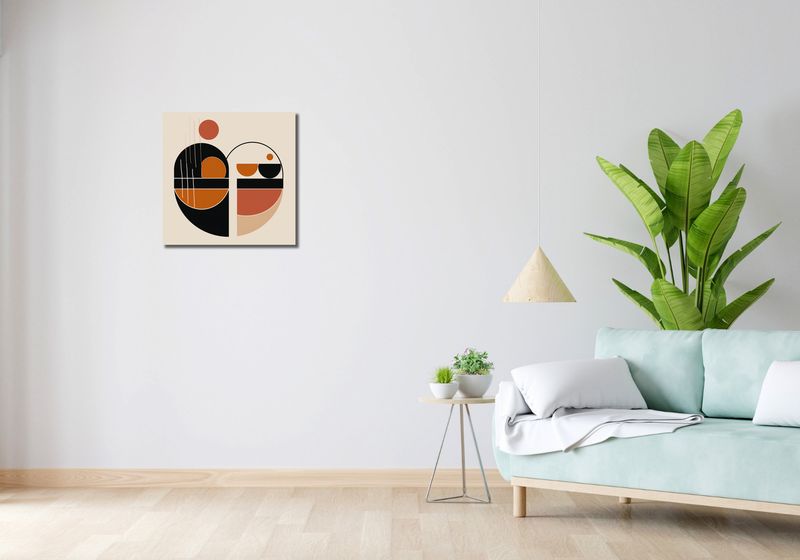 Obraz 50x50cm Proza Kształtów zdjęcie 2