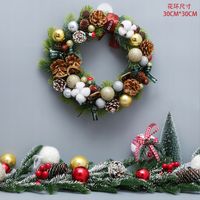 WIANEK ŚWIĄTECZNY LED ŚWIECĄCY WIENIEC STÓŁ DRZWI STROIK DEKORACJA