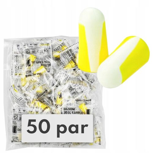 Zatyczki do uszu do spania, Stopery do uszu Honeywell Bilsom 303 L 50 Par na Arena.pl